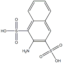 2-Amino-1,3-naphthalenedisulfonic acid Struktur