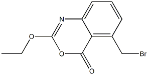 2-Ethoxy-5-bromomethyl-4H-3,1-benzoxazin-4-one Struktur