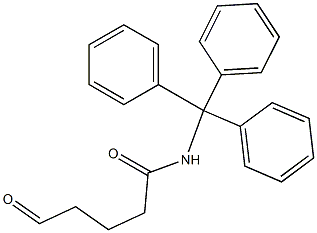 4-Formyl-N-triphenylmethylbutyramide Struktur