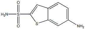 6-Aminobenzo[b]thiophene-2-sulfonamide Struktur