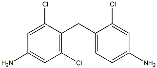 4-[(4-Amino-2-chlorophenyl)methyl]-3,5-dichloroaniline Struktur