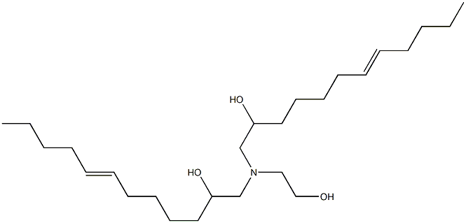 1,1'-[(2-Hydroxyethyl)imino]bis(7-dodecen-2-ol) Struktur