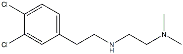 2-(3,4-Dichlorophenyl)-N-(2-dimethylaminoethyl)ethanamine Struktur