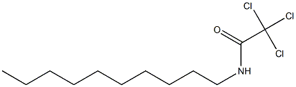 N-Decyltrichloroacetamide Struktur