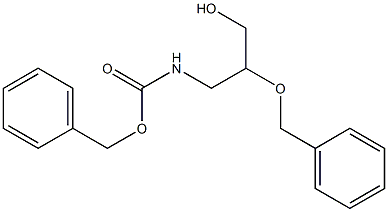 2-(Benzyloxy)-3-(benzyloxycarbonylamino)propan-1-ol Struktur