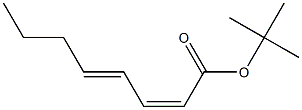 (2Z,4E)-2,4-Octadienoic acid tert-butyl ester Struktur