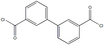 Biphenyl-3,3'-dicarboxylic acid dichloride Struktur