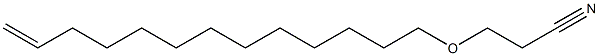 3-(12-Tridecenyloxy)propiononitrile Struktur