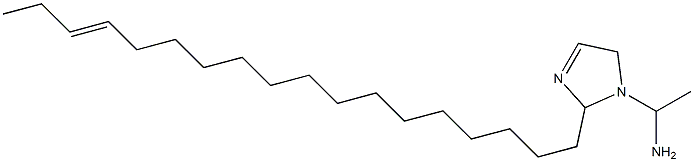 1-(1-Aminoethyl)-2-(15-octadecenyl)-3-imidazoline Struktur