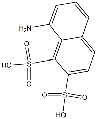 8-Amino-1,2-naphthalenedisulfonic acid Struktur