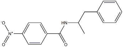 N-(1-Benzylethyl)-4-nitrobenzamide Struktur