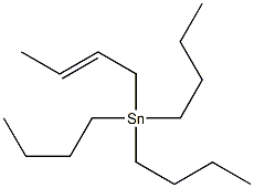 Tributyl[(E)-2-butenyl]stannane Struktur