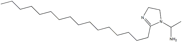 1-(1-Aminoethyl)-2-hexadecyl-2-imidazoline Struktur