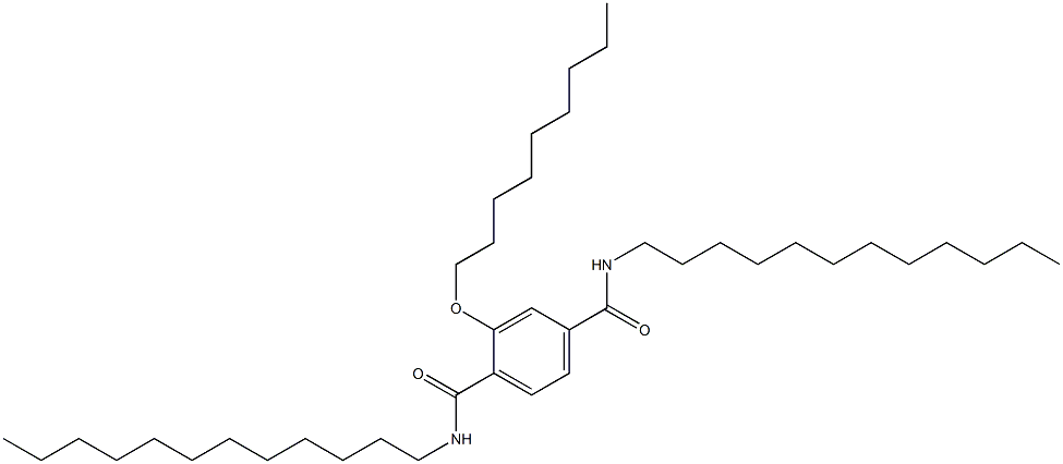 2-(Nonyloxy)-N,N'-didodecylterephthalamide Struktur