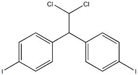 2,2-Bis(p-iodophenyl)-1,1-dichloroethane Struktur