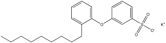 3-(2-Nonylphenoxy)benzenesulfonic acid potassium salt Struktur