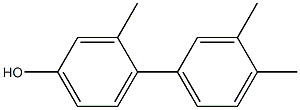 3-Methyl-4-(3,4-dimethylphenyl)phenol Struktur