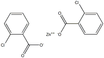 Bis(2-chlorobenzoic acid)zinc salt Struktur