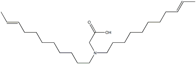 N,N-Di(9-undecenyl)glycine Struktur