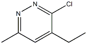 3-Chloro-4-ethyl-6-methylpyridazine Struktur