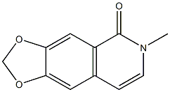 2-Methyl-6,7-methylenedioxy-1(2H)-isoquinolinone Struktur