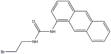 1-(1-Anthryl)-3-(2-bromoethyl)urea Struktur