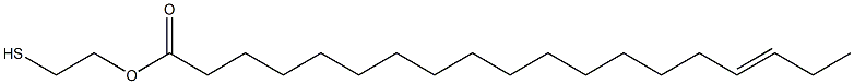 16-Nonadecenoic acid 2-mercaptoethyl ester Struktur