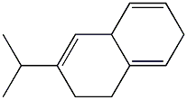 1,2,4a,7-Tetrahydro-3-isopropylnaphthalene Struktur