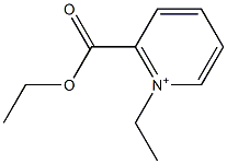 2-(Ethoxycarbonyl)-1-ethylpyridinium Struktur