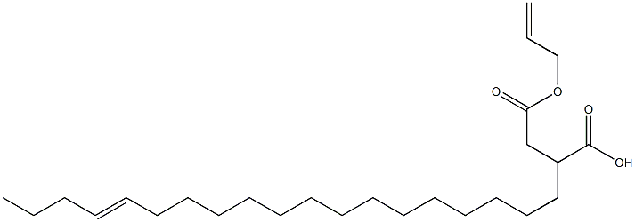 2-(15-Nonadecenyl)succinic acid 1-hydrogen 4-allyl ester Struktur