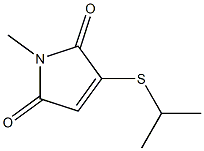 3-Isopropylthio-1-methyl-1H-pyrrole-2,5-dione Struktur