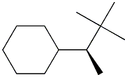 [S,(-)]-2-Cyclohexyl-3,3-dimethylbutane Struktur