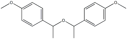 Bis[1-(4-methoxyphenyl)ethyl] ether Struktur