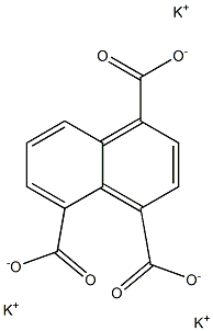 1,4,5-Naphthalenetricarboxylic acid tripotassium salt Struktur