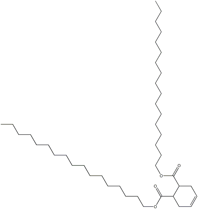 4-Cyclohexene-1,2-dicarboxylic acid diheptadecyl ester Struktur