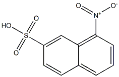 1-Nitro-7-naphthalenesulfonic acid Struktur