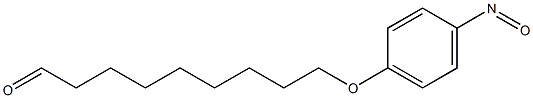 9-(4-Nitrosophenoxy)nonanal Struktur