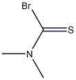 Dimethylthiocarbamoyl bromide Struktur