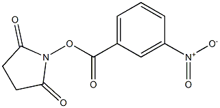 3-Nitrobenzoic acid succinimidyl ester Struktur