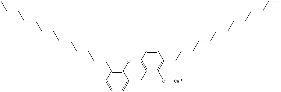 Calcium 2,2'-methylenebis(6-tridecylphenoxide) Struktur