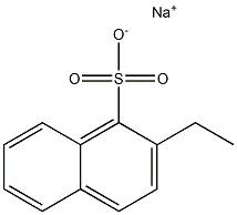 2-Ethyl-1-naphthalenesulfonic acid sodium salt Struktur