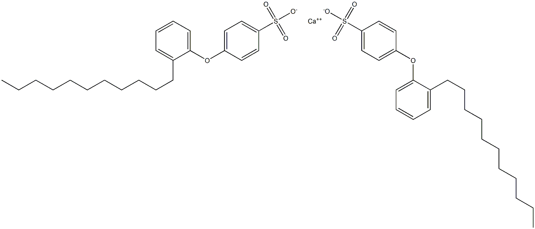 Bis[4-(2-undecylphenoxy)benzenesulfonic acid]calcium salt Struktur