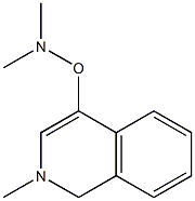 2-Methyl-4-(dimethylaminooxy)-1,2-dihydroisoquinoline Struktur