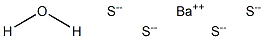 Barium tetrasulfide monohydrate Struktur
