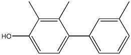 2,3-Dimethyl-4-(3-methylphenyl)phenol Struktur