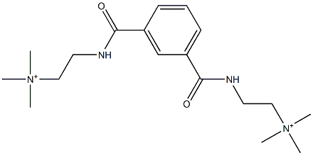 2,2'-(Isophthaloylbisimino)bis(N,N,N-trimethylethanaminium) Struktur