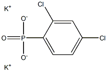 2,4-Dichlorophenylphosphonic acid dipotassium salt Struktur