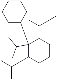 1,2,6-Triisopropyl-1,1'-bicyclohexane Struktur