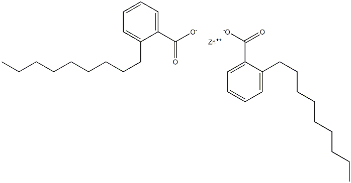 Bis(2-nonylbenzoic acid)zinc salt Struktur