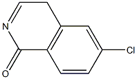 6-Chloroisoquinolin-1(4H)-one Struktur